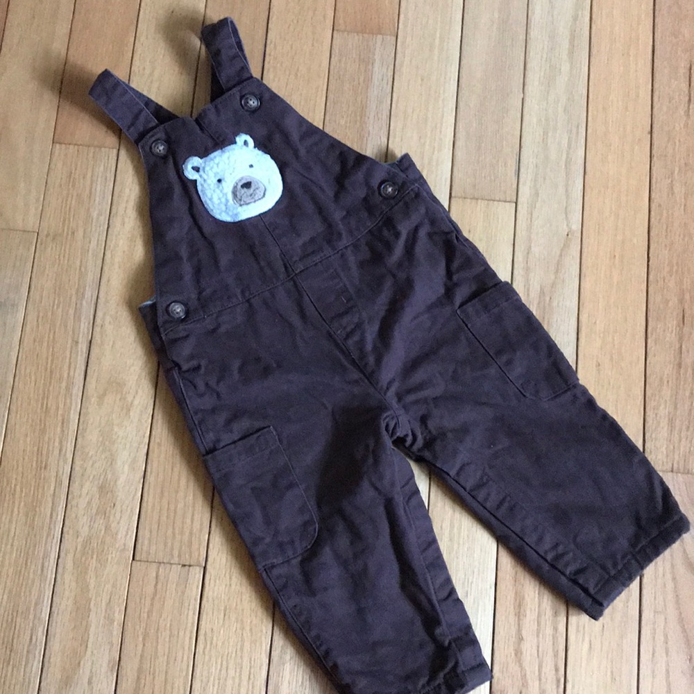 Carters nine month lined overalls